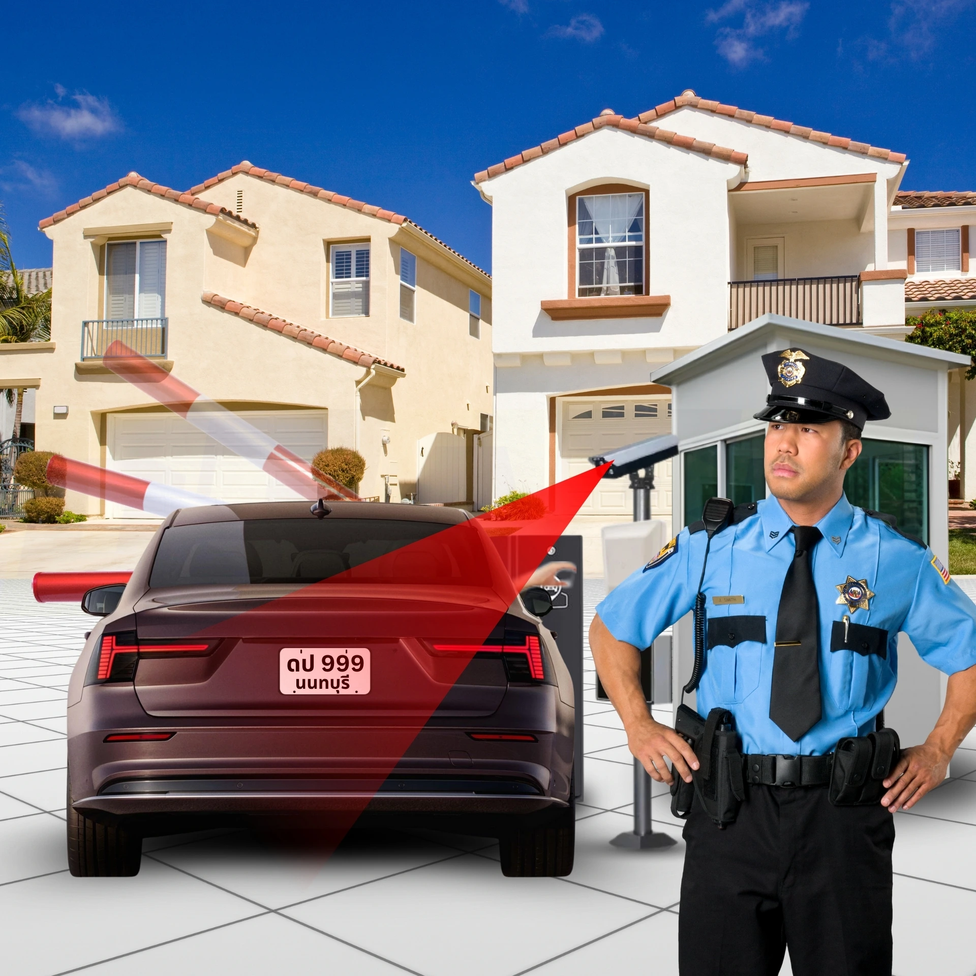 ระบบไม้กั้นที่เหมาะกับหมู่บ้านและโครงการ