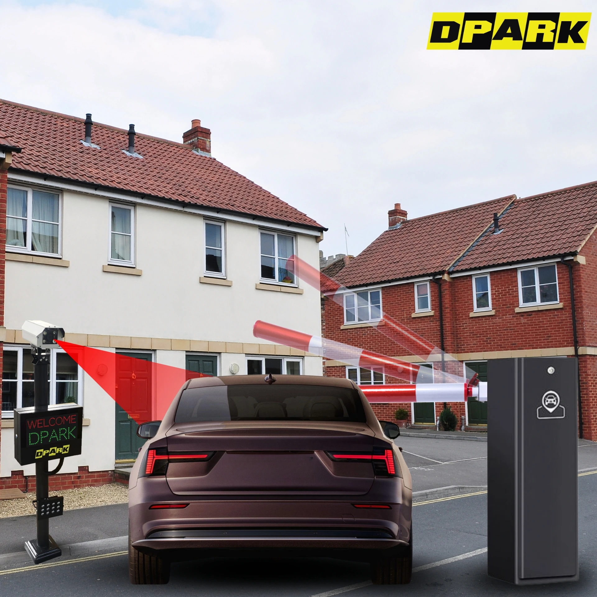 ระบบไม้กั้น Lpr หมู่บ้าน