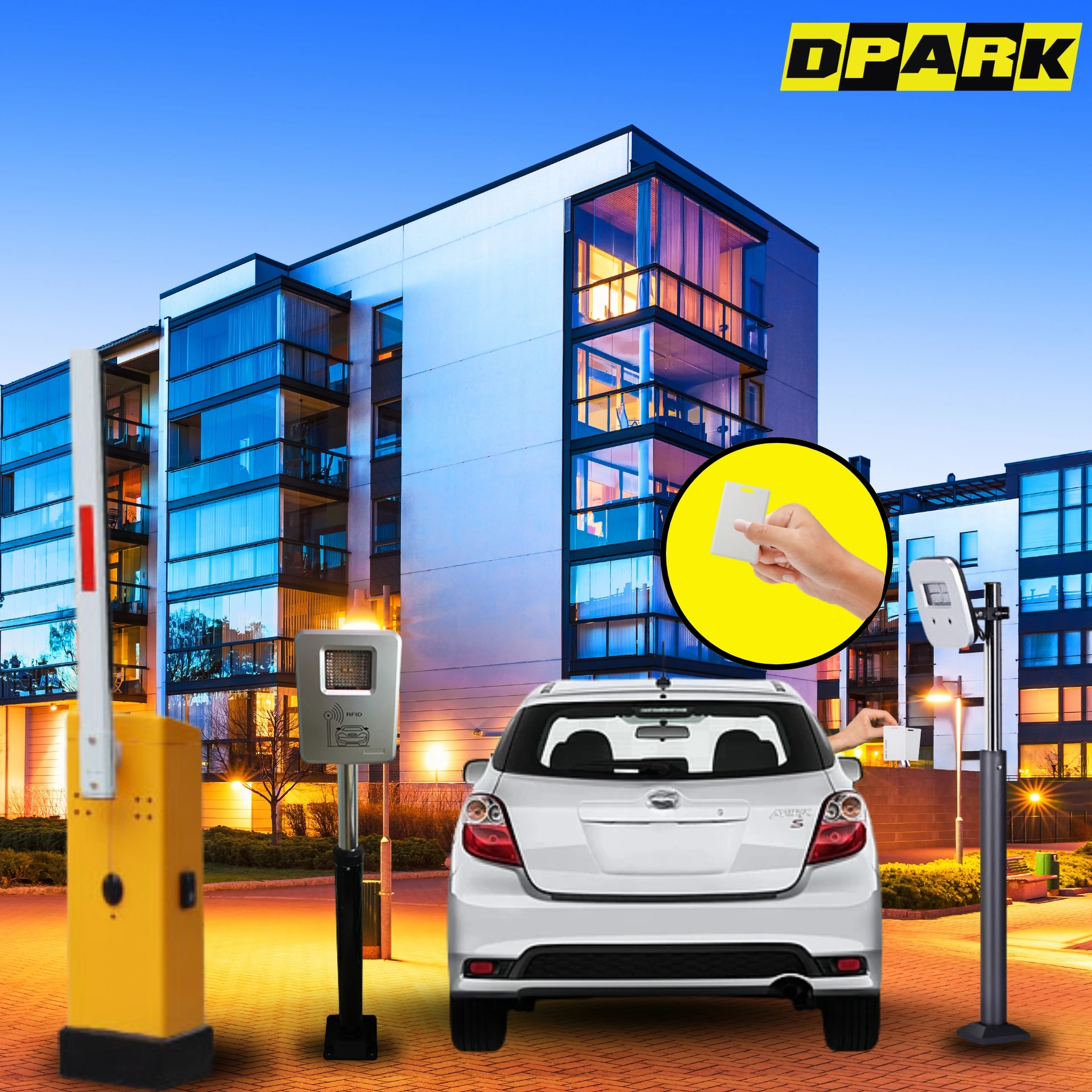 ระบบไม้กั้นคีย์การ์ดหมู่บ้าน