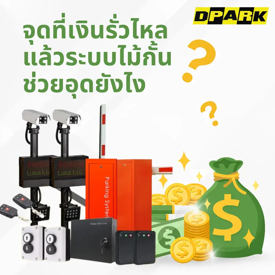 จุดที่เงินรั่วไหล แล้วระบบไม้กั้นช่วยอุดยังไง